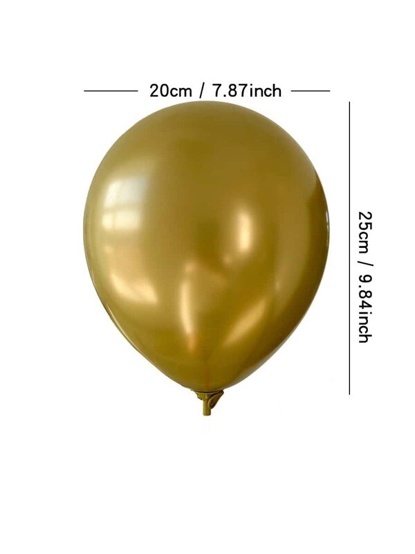 20 AIR-FILLED BALLOONS 25CM VARIOUS COLOURS
