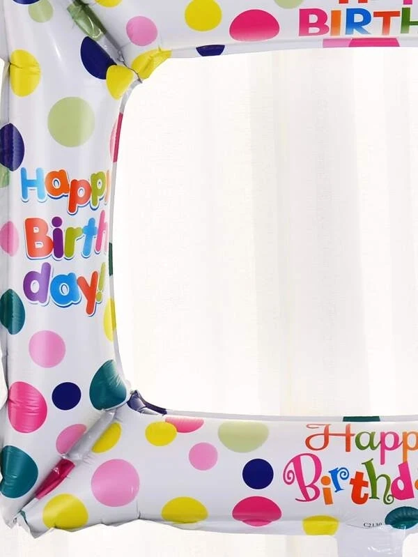 AIR-FILLED BIRTHDAY PHOTO FRAME