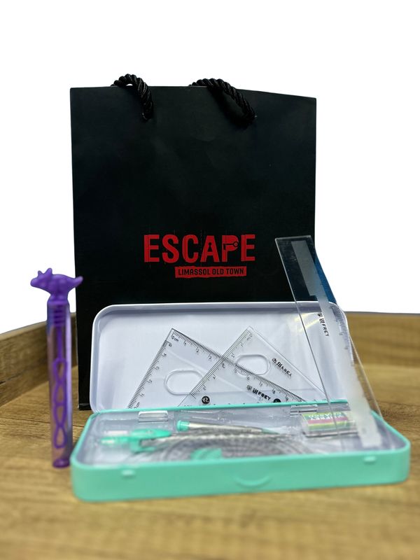 GIFT BAG WITH RANDOM MATH  GEOMETRIC KIDS SET