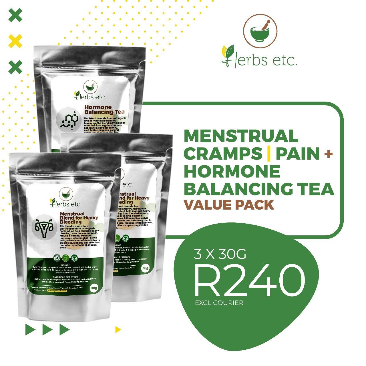 Menstrual Cramps | Pain + Hormone Balancing Tea