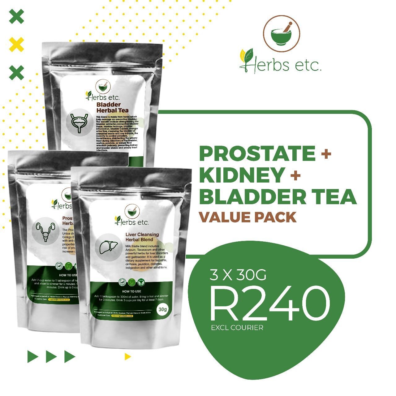 Prostate + Kidney + Bladder Tea