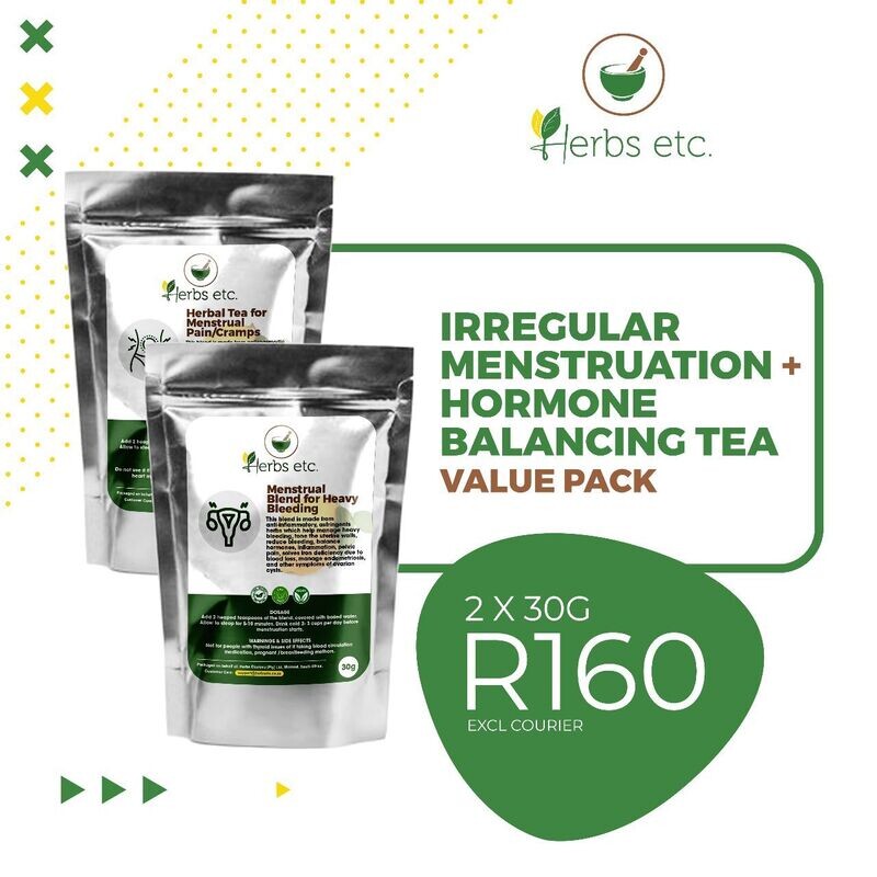 Irregular Menstruation + Hormone Balancing Tea | Heavy Menstrual + Hormone Balancing Tea