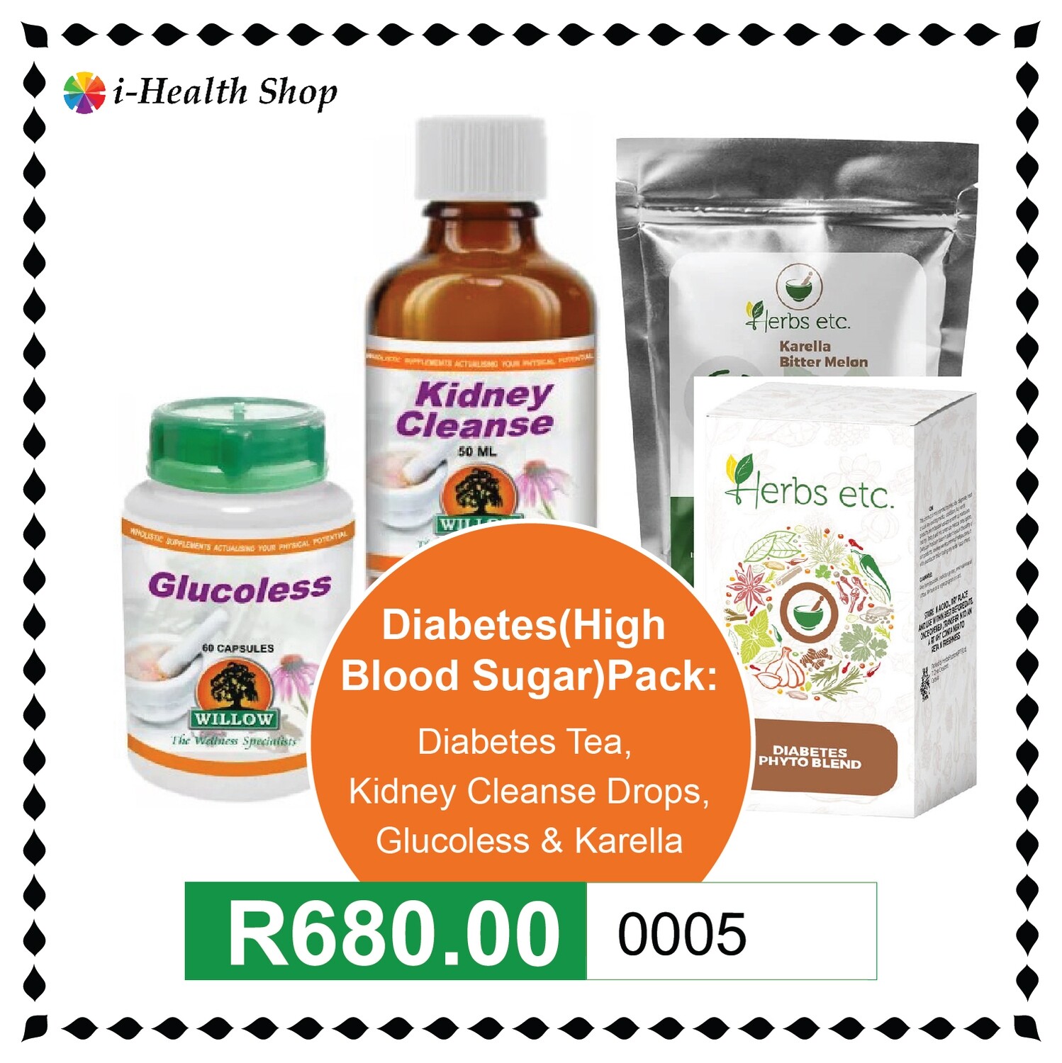 Diabetes (High Blood Sugar) Pack