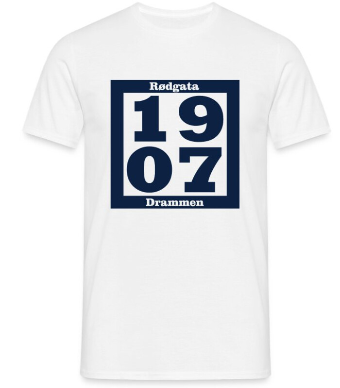 T-Skjorte - 1907 logo - Hvit