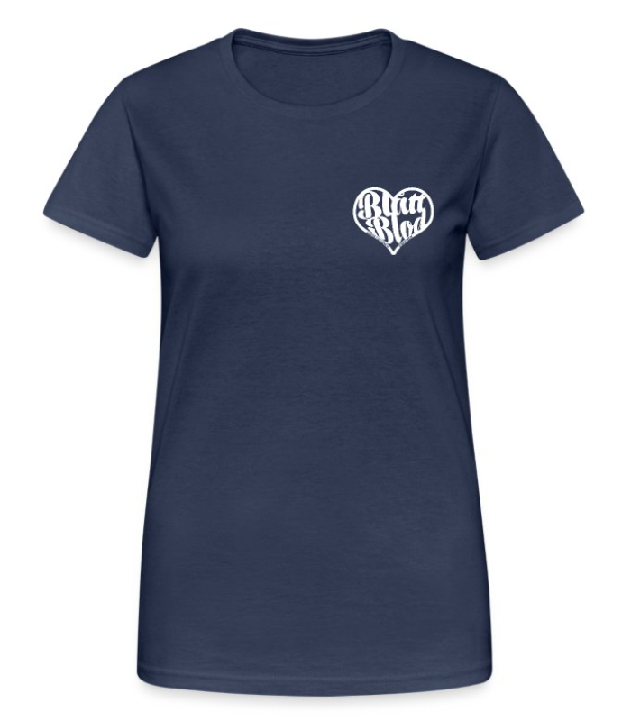 Dame T-Skjorte - BB hjerte (liten logo)