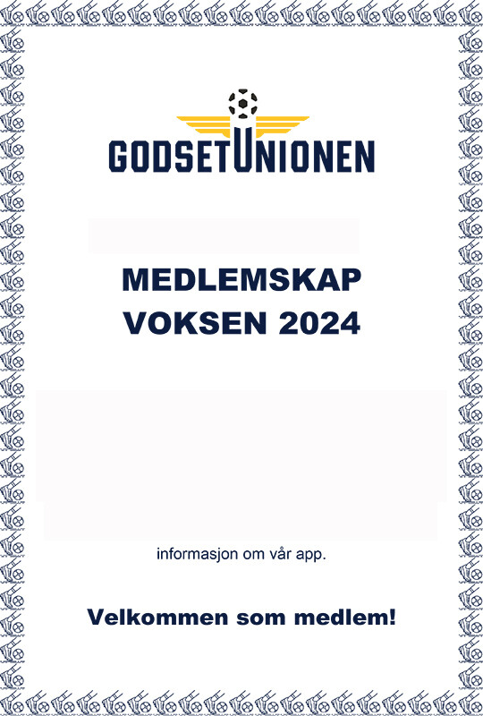 Gavekort Medlemskap voksen 2024