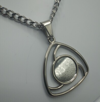 Yin Yang Yong stainless steel necklace and chain