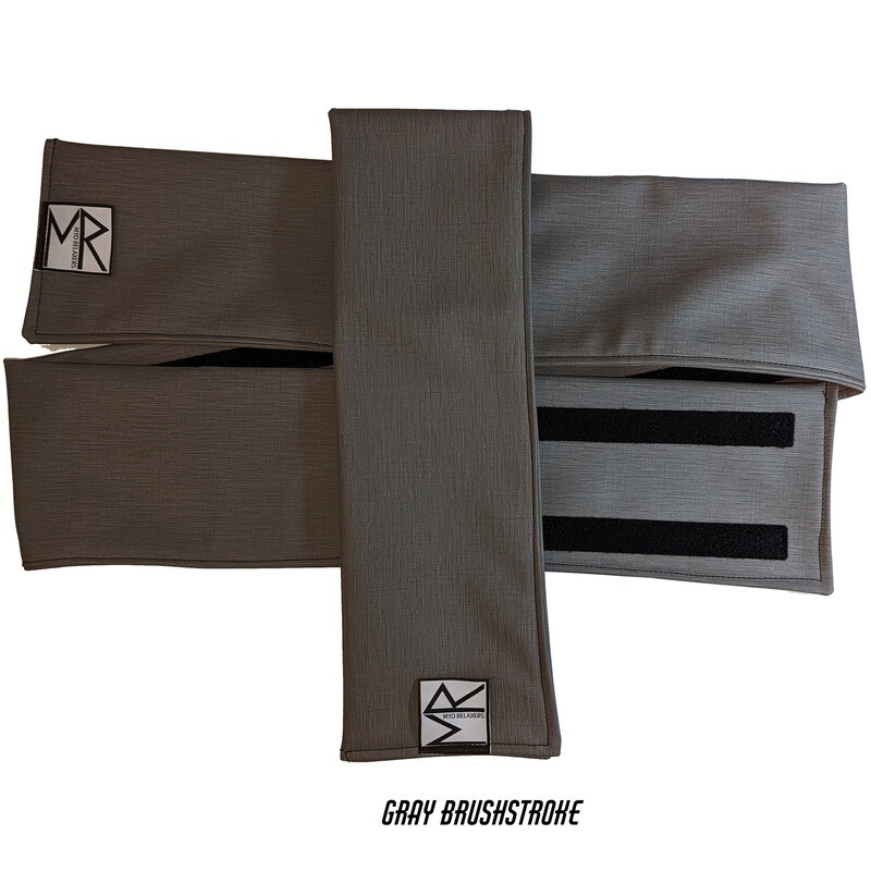 Arm Huggers Set-Gray Brushstroke- Limited Edition