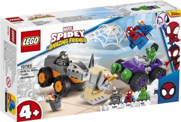 LEGO® Marvel Spidey og hans fantastiske venner Hulk og Rhinos truck-kamp 10782