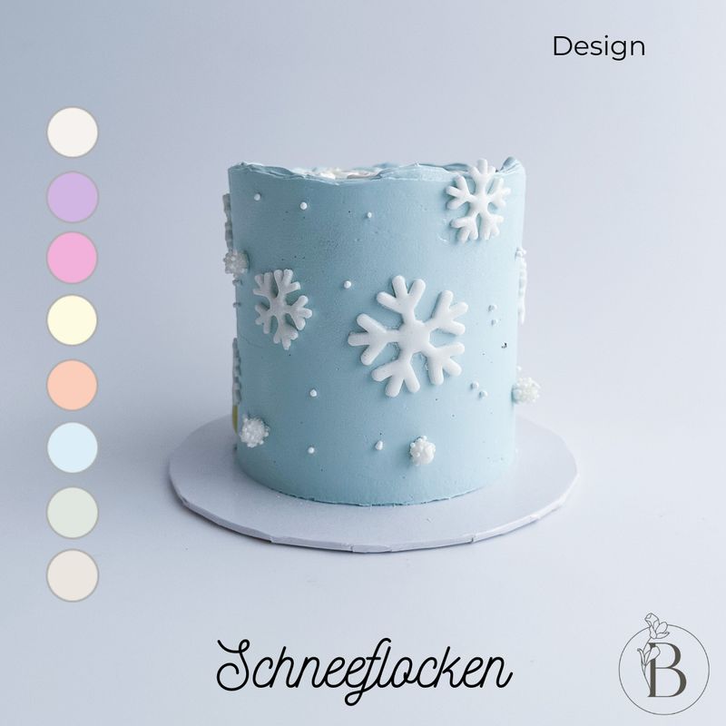 Minitorte - Schneeflocken