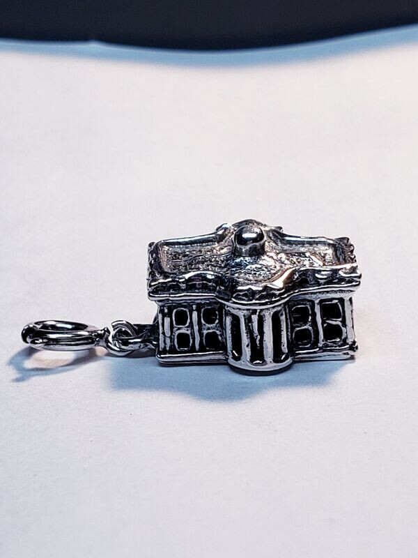 Vintage Sterling Silver White House Style Pendant Charm