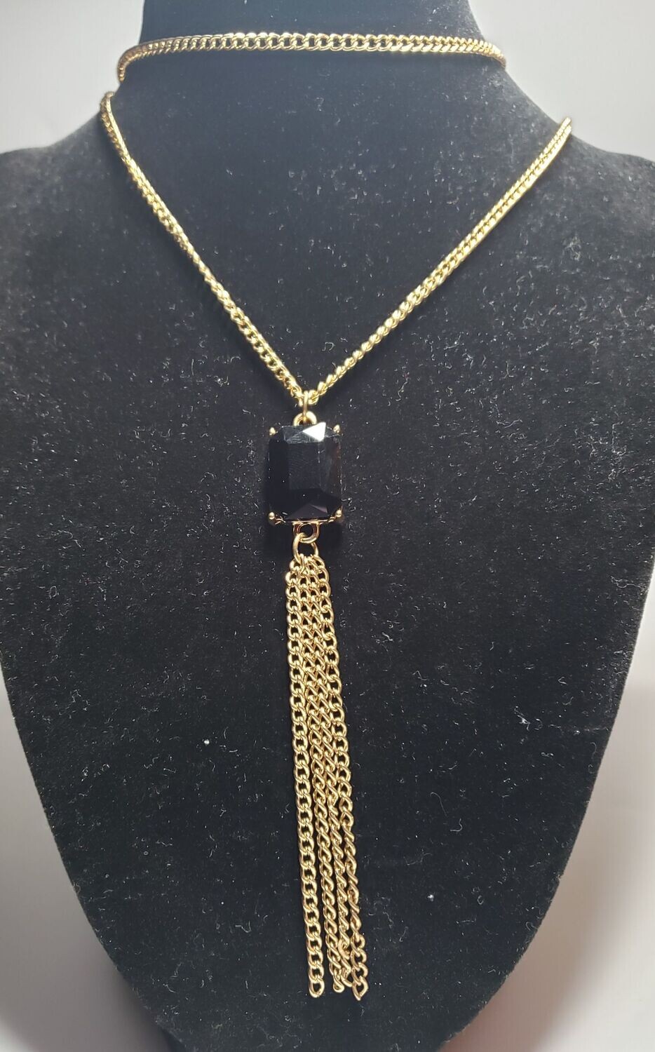 Vintage Costume Tassel Necklace