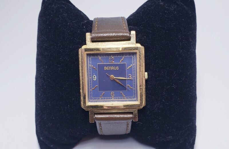 BENRUS Vintage Men's Square Wrist watch