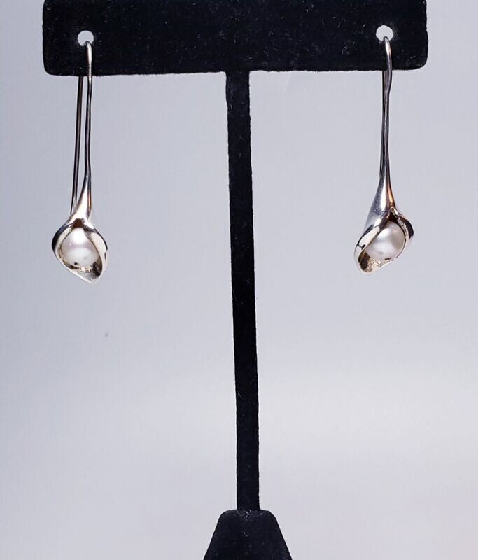 Lilly  Dangle with Cultured Pearl Earrings