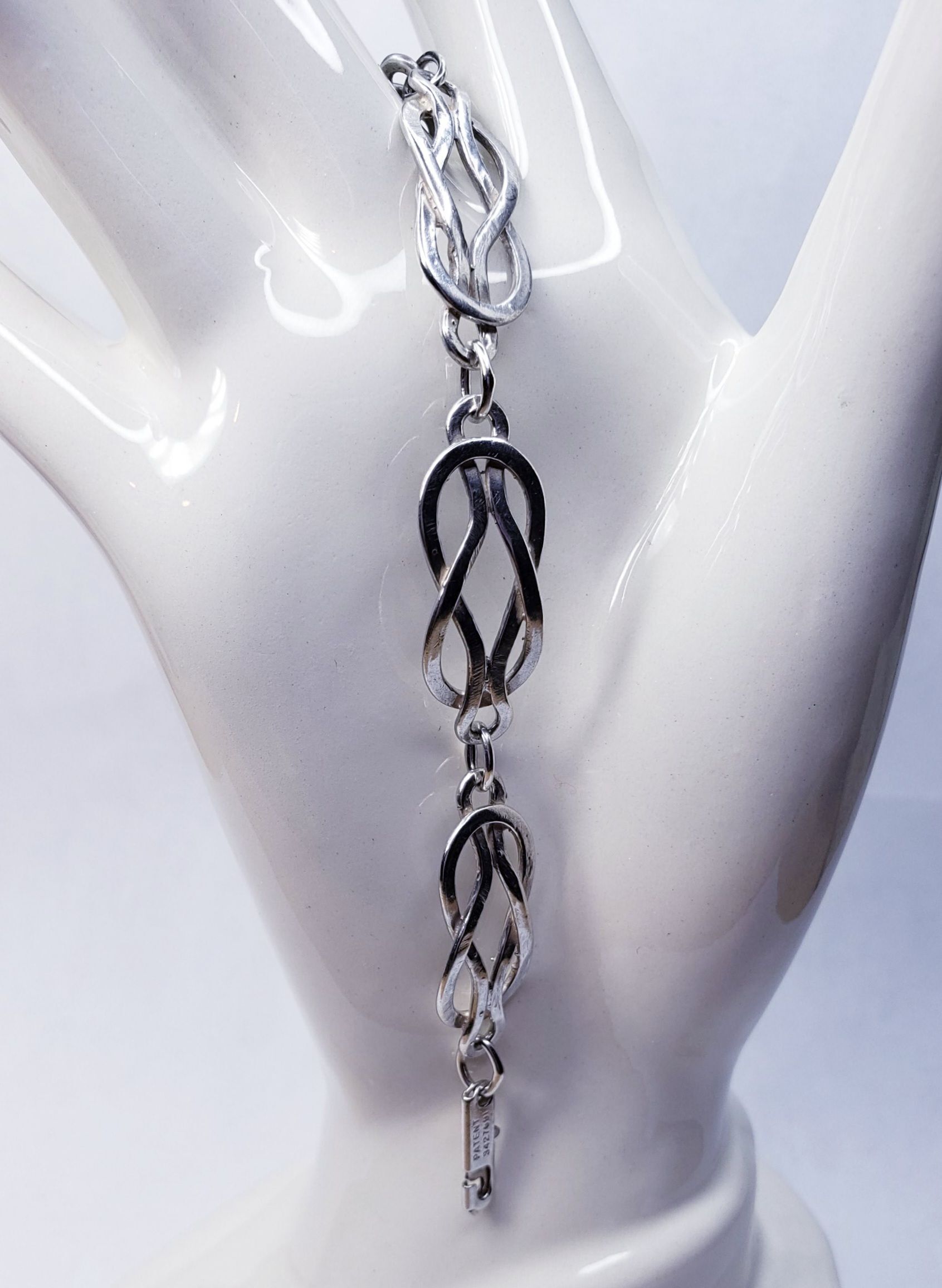 Davian Celtic Love Knot Sterling Silver Bracelet 7.25
