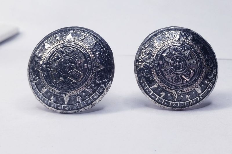 Aztec Warrior Men Cufflinks
