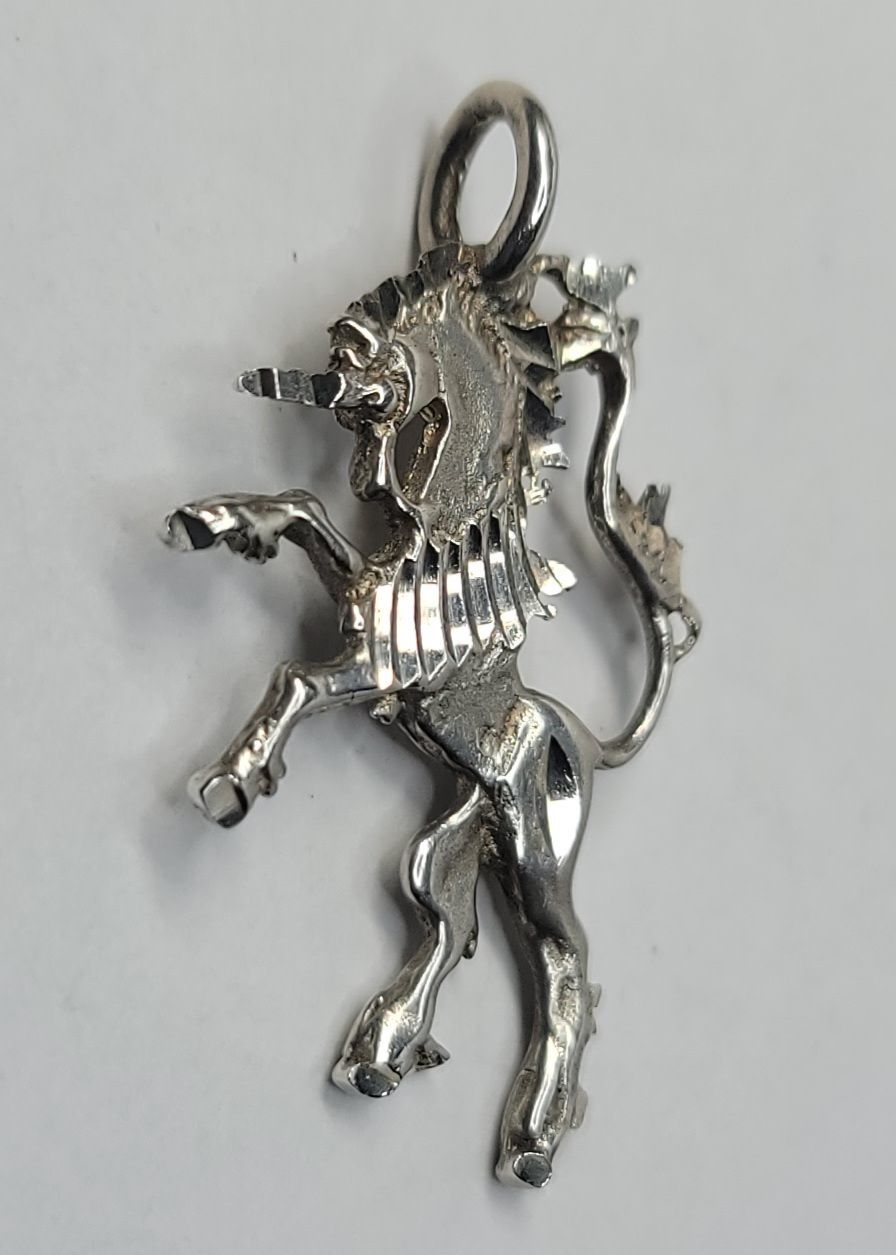Unicorn Sterling Silver Charm Pendant