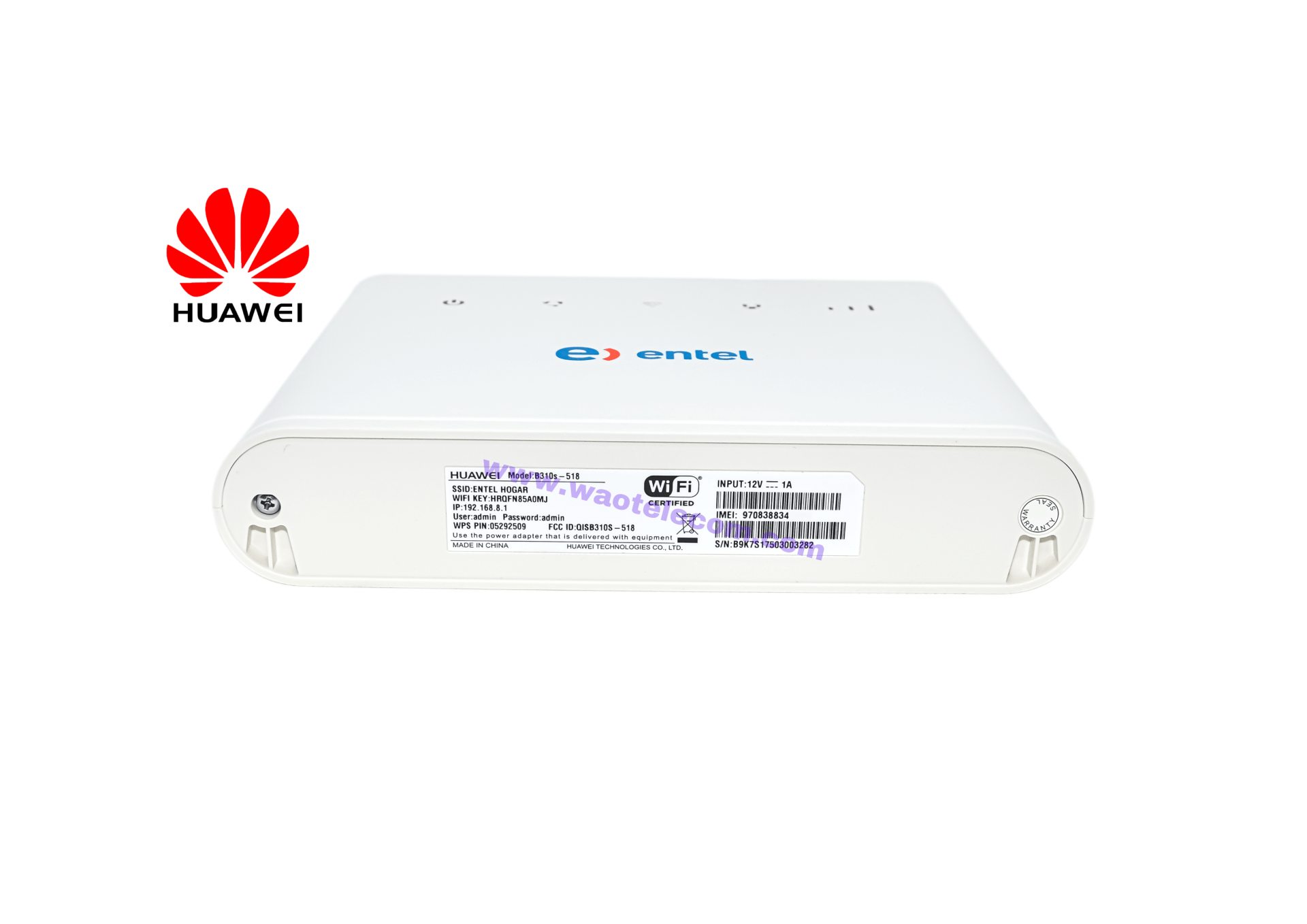 Modem Huawei B310-518 + internet Entel Hogar con cobertura 4G Todo Peru