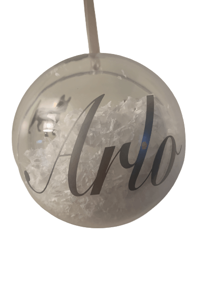 Pet Christmas Tree Bauble|Personalised with name and pet.