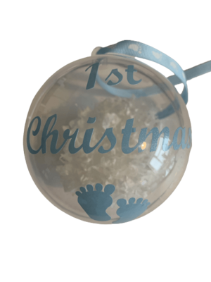 Babies 1st Christmas Bauble|Can be personalised