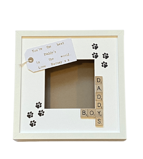 Pet Parent Scrabble Art Photo Frame|Personalised