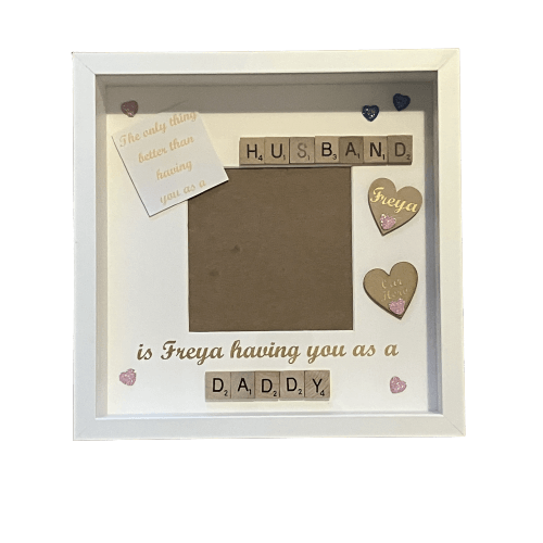The Only Thing Better Personalised Scrabble Art Photo Frame. Perfect Gift