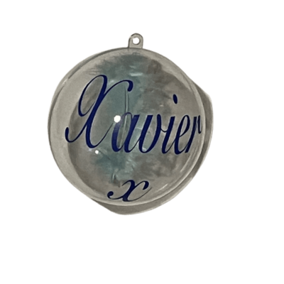 Christmas Memory Named Bauble|Personalised and choice of colours.