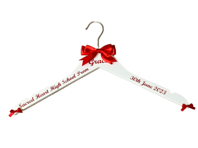 Prom Outfit Hanger|Personalised with Name, Date and School.