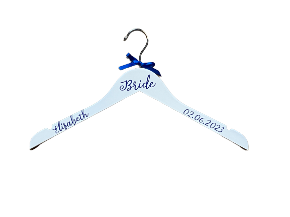Wedding Hangers-Personalised in a simple style.