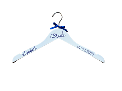 Wedding Hangers-Personalised in a simple style.