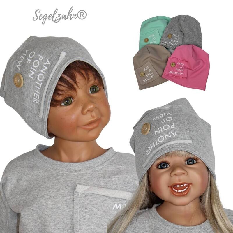 BEANIE MÜTZE KINDER MIT SPRUCH  KINDERMÜTZE UNISEX JUNGEN UND MÄDCHEN 
4 FARBEN MÖGLICH