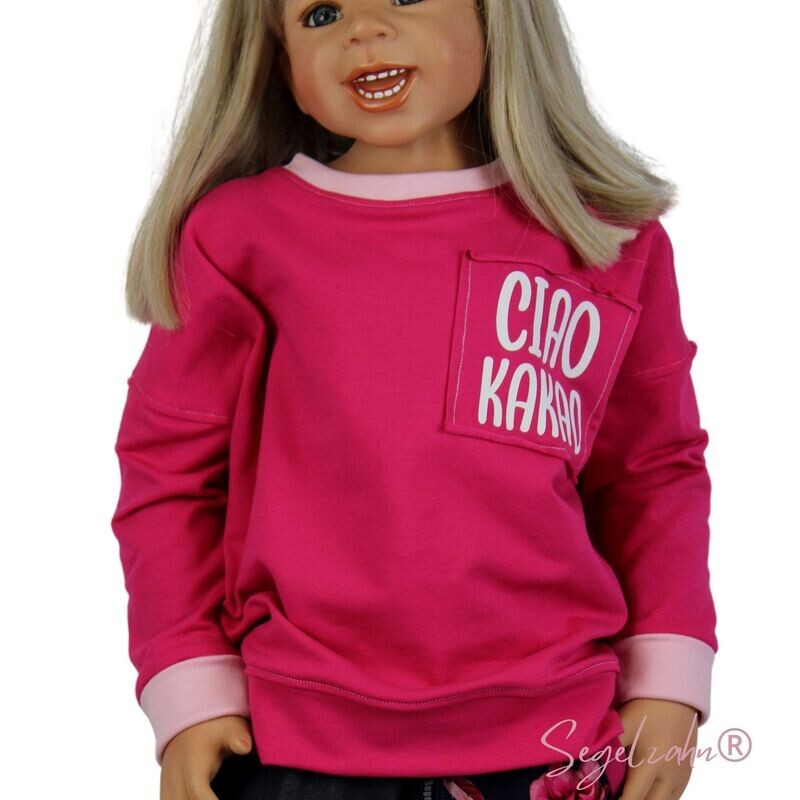 Oversize Sweatshirt Mädchen Pink - CIAO KAKAO Oversize Sweatshirt Mädchen Pink - CIAO KAKAO