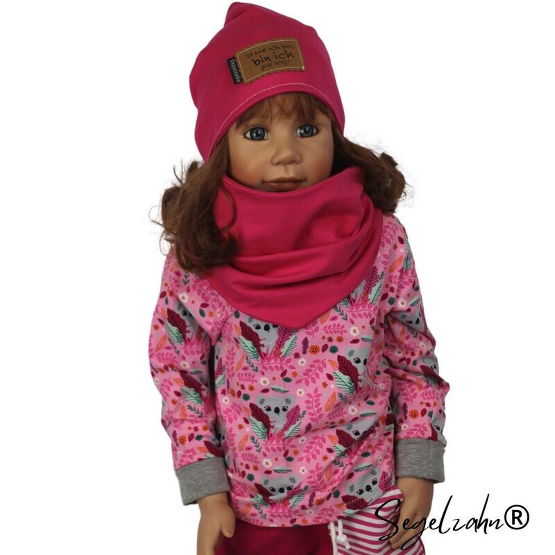 Longsleeve Mädchen Rosa Langarmshirt Kind Baby Oberteil Mädchenpullover Koala