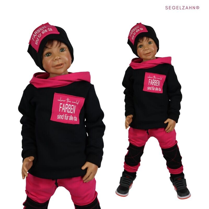 Statement Hoodie Kinder Schwarz - Unisex Statement Hoodie Kinder Schwarz - Unisex
