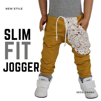 Sweat Hose Kinder Senf Gelb Splash Farbkleckse Sweat Hose Kinder Senf Gelb Splash Farbkleckse