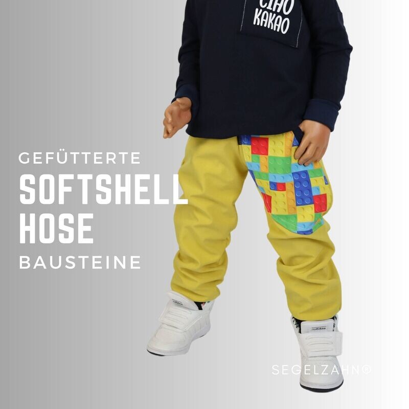 Softshellhose Kinder, gefütterte Regenhose, warme Outdoorhose Kind Baby Jungen, Buddelhose, Bausteine , Matschhose Junge