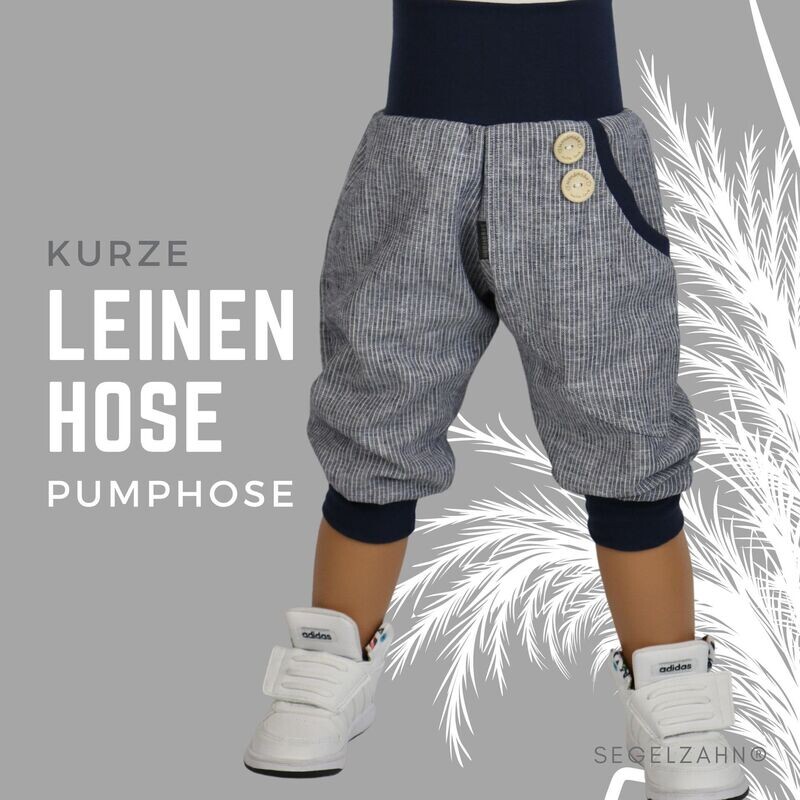 Leinenhose Kinder - kurze Pumphose Unisex Leinenhose Kinder - kurze Pumphose Unisex