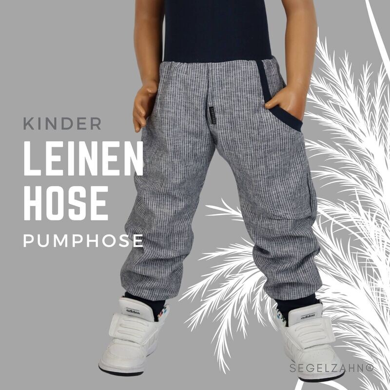Leinenhose Kinder - Pumphose Leinen Unisex Leinenhose Kinder - Pumphose Leinen Unisex