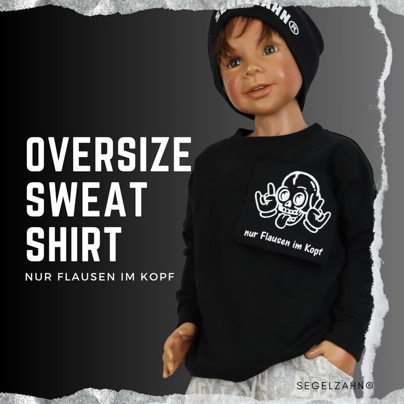 Pullover Jungen / Oversize Sweatshirt / Schwarz / Kinder Hoodie / Oversized / Kind Baby / Oberteil / Shirt / Segelzahn Kinderkleidung Pullover Jungen / Oversize Sweatshirt / Schwarz / Kinder Hoodie / Oversized / Kind Baby / Oberteil / Shirt / Segelzahn Kinderkleidung