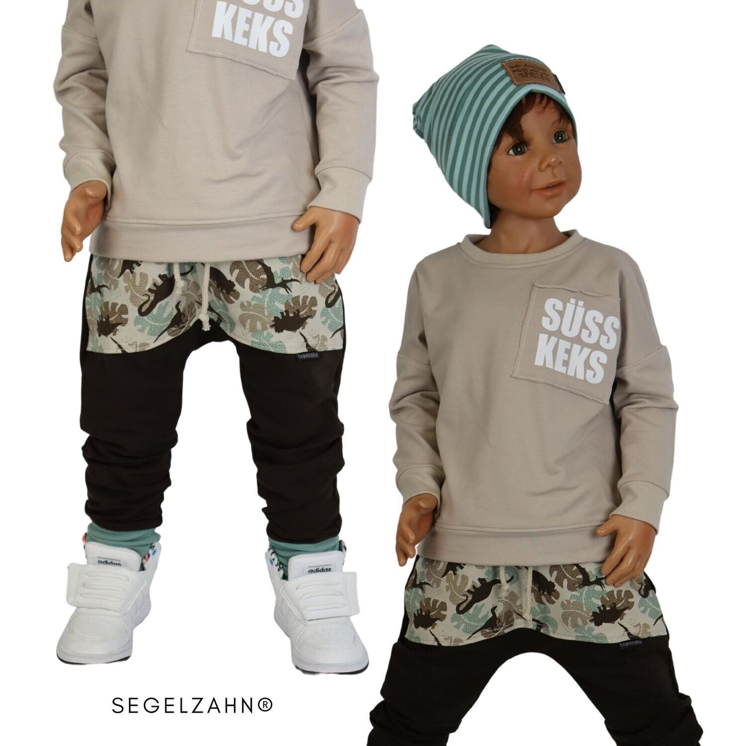 Sweat Hose Kinder, Dion Hosen Schwarz Kind Baby Junge Sweathose Jogginghose Kinderhose Slim Fit Relaxed Jogger Segelzahn Kinderkleidung