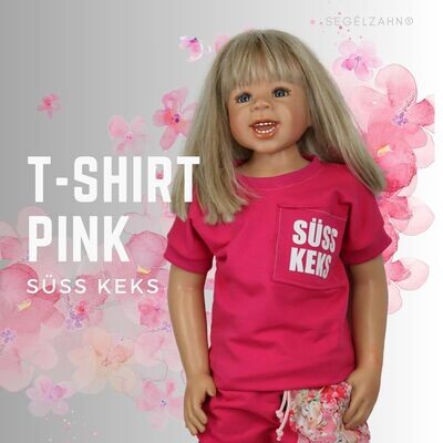T-Shirt Mädchen Sommershirt Pink - Kindershirt mit Spruch - Mädchenshirt Sommer Frühling Tshirt - pinkes Oberteil Segelzahn kurzarm Shirt