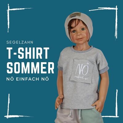 T-Shirt Grau Kinder Unisex Sommershirt für Jungen und Mädchen, Kind Baby Oberteil - statement Shirt mit frechem Spruch von Segelzahn