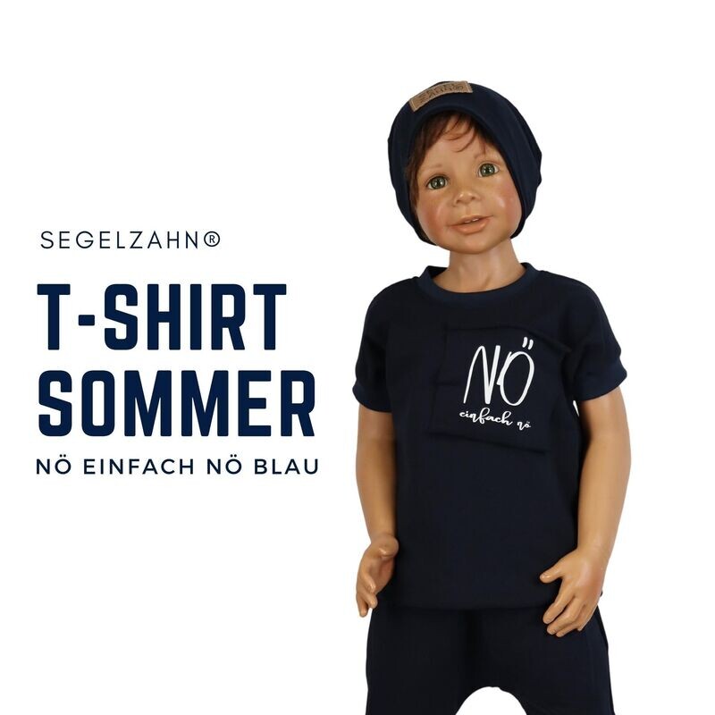 T-Shirt Blau Kinder Unisex Sommershirt für Jungen und Mädchen, Kind Baby Oberteil - statement Shirt mit frechem Spruch von Segelzahn T-Shirt Blau Kinder Unisex Sommershirt für Jungen und Mädchen, Kind Baby Oberteil - statement Shirt mit frechem Spruch von Segelzahn