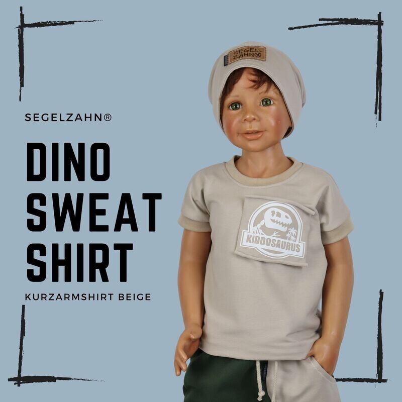 T-Shirt Kinder Dino Sommershirt Kind Baby Beige Dinosaurier Oberteil Unisex Jungen Mädchen Kurzarmshirt T-Shirt Segelzahn Kinderkleidung T-Shirt Kinder Dino Sommershirt Kind Baby Beige Dinosaurier Oberteil Unisex Jungen Mädchen Kurzarmshirt T-Shirt Segelzahn Kinderkleidung