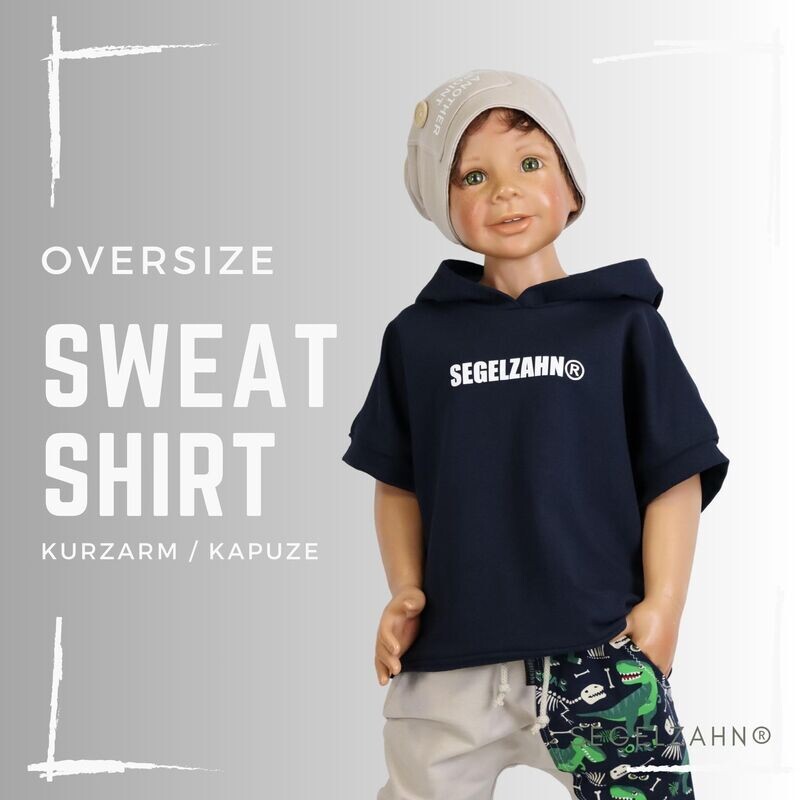 Oversize Sweatshirt Kinder Pullunder Unisex Blau - Kind Baby Junge Mädchen Überziejacke Sweat Segelzahn Kinderkleidung blauer Hoodie Oversize Sweatshirt Kinder Pullunder Unisex Blau - Kind Baby Junge Mädchen Überziejacke Sweat Segelzahn Kinderkleidung blauer Hoodie