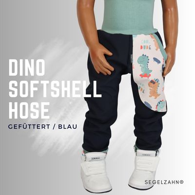 Softshellhose Kinder - Dinosaurier - Blau - gefüttert - Regenhose - Jungen - Matschhose - Buddelhose - Kind Baby - Outdoorhose Segelzahn Softshellhose Kinder - Dinosaurier - Blau - gefüttert - Regenhose - Jungen - Matschhose - Buddelhose - Kind Baby - Outdoorhose Segelzahn