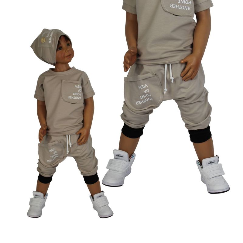 kurze Hose Kinder Beige, Baggy Jogger, Pumphose, Sommerhose Segelzahn Kinderkleidung Sommerkleidung Sweat Hose Kind Baby Junge Mädchen kurze Hose Kinder Beige, Baggy Jogger, Pumphose, Sommerhose Segelzahn Kinderkleidung Sommerkleidung Sweat Hose Kind Baby Junge Mädchen