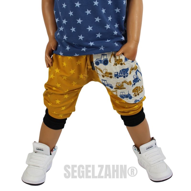 Kurze Hose Kinder Pumphose Unisex Sommerhose Kind Baby Shorts Senf Gelb Sterne Bagger Segelzahn Kinderkleidung Bagger Hosen Baggerhose kurz Kurze Hose Kinder Pumphose Unisex Sommerhose Kind Baby Shorts Senf Gelb Sterne Bagger Segelzahn Kinderkleidung Bagger Hosen Baggerhose kurz