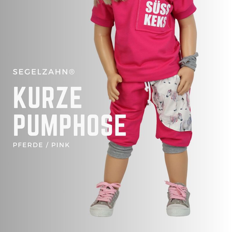 kurze Hose Mädchen Pumphose dreiviertel Pink Pferde, Sommerhose Kind Baby Hosen Sommer Segelzahn Kinderkleidung Shorts mitwachshose kurze Hose Mädchen Pumphose dreiviertel Pink Pferde, Sommerhose Kind Baby Hosen Sommer Segelzahn Kinderkleidung Shorts mitwachshose