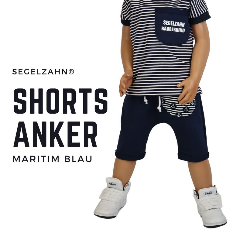 Shorts, kurze Hose Kinder Sommerhose Hosen Unisex Junge Mädchen Kind Baby kurz Sommer Kinderhose Blau Anker Maritim Dunkelblau Segelzahn Shorts, kurze Hose Kinder Sommerhose Hosen Unisex Junge Mädchen Kind Baby kurz Sommer Kinderhose Blau Anker Maritim Dunkelblau Segelzahn